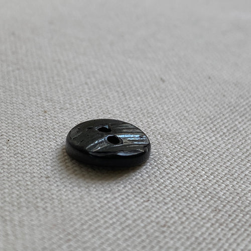 Mother of Pearl Button - Dark Brown (12mm)