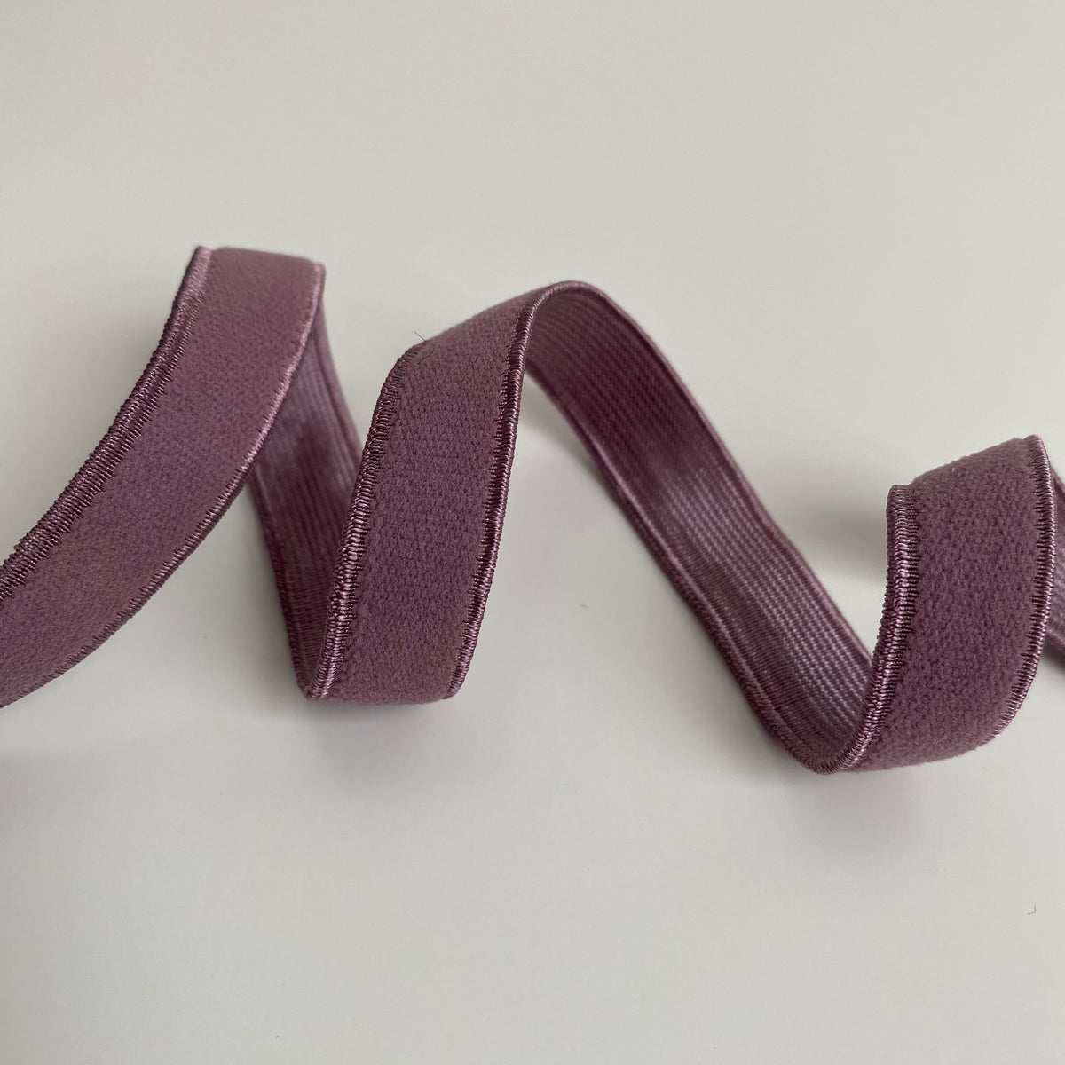 12mm Bra Strap Elastic - Mauve