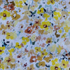 Floral Viscose with Lenzing™️ EcoVero™️ fibres - Yellow - 0.5 metre