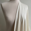 Bamboo Jersey - French White - 0.5 metre