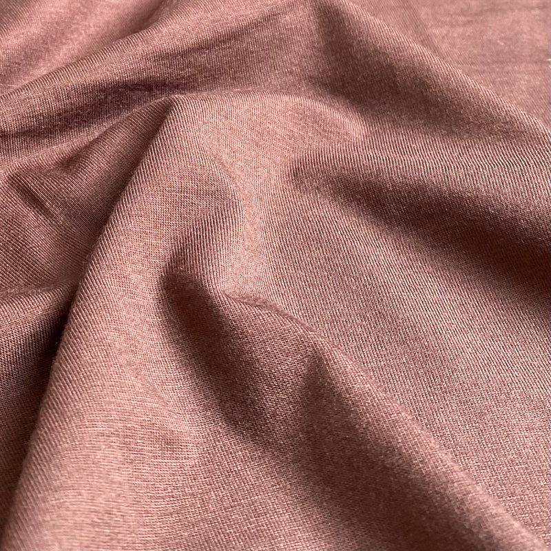 Bamboo Jersey - Chocolate Brown - 0.5 metre