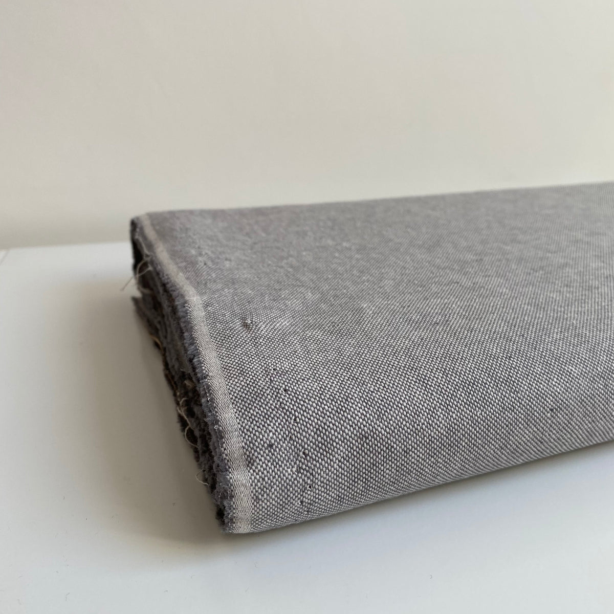 Recycled Canvas Fabric - Steel - Priced per 0.5 metre
