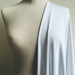 Bamboo Jersey - Pure White - 0.5 metre