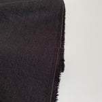 Enzyme Washed Linen - Black - 0.5 metre
