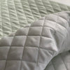 Quilted Denim Fabric - Blue Blush - Price per 0.5 metre