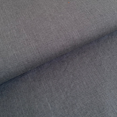 Enzyme Washed Linen - Anthracite Grey - 0.5 metre
