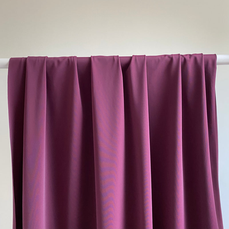 Swim & Sport Knit – ECONYL® Recycled Nylon – Plum - 0.5 metre