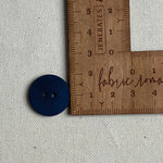 Corozo Button - Blueberry / Satin Matt (multiple sizes)