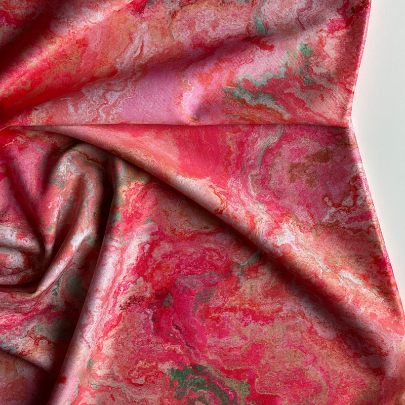 Marbled - Swim & Sport Knit – ECONYL® Recycled Nylon - 0.5 metre