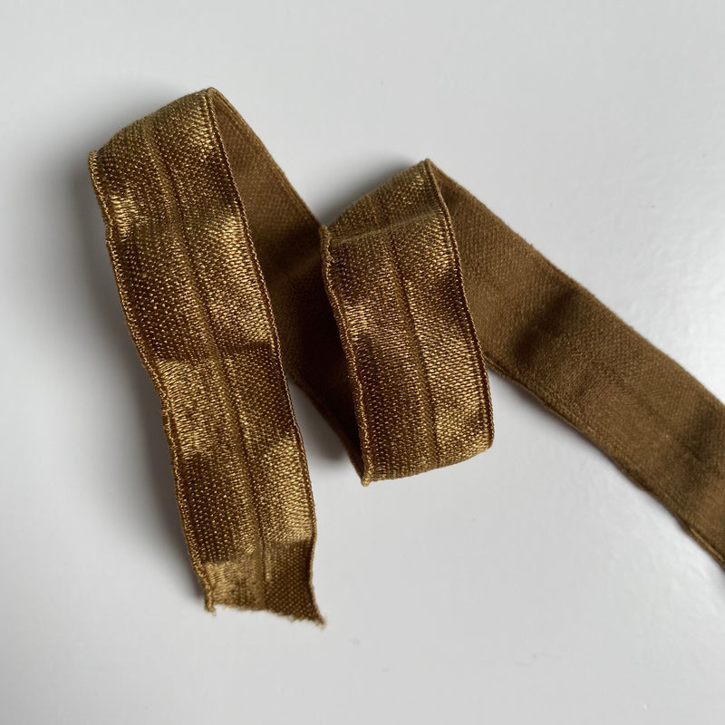 15mm Fold Over Elastic - Brown Sugar