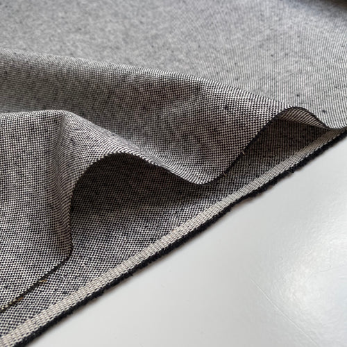 Recycled Canvas - Black - 0.5 metre