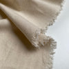 Organic Cotton Broadcloth Calico Fabric - natural, unfinished - 0.5 metre