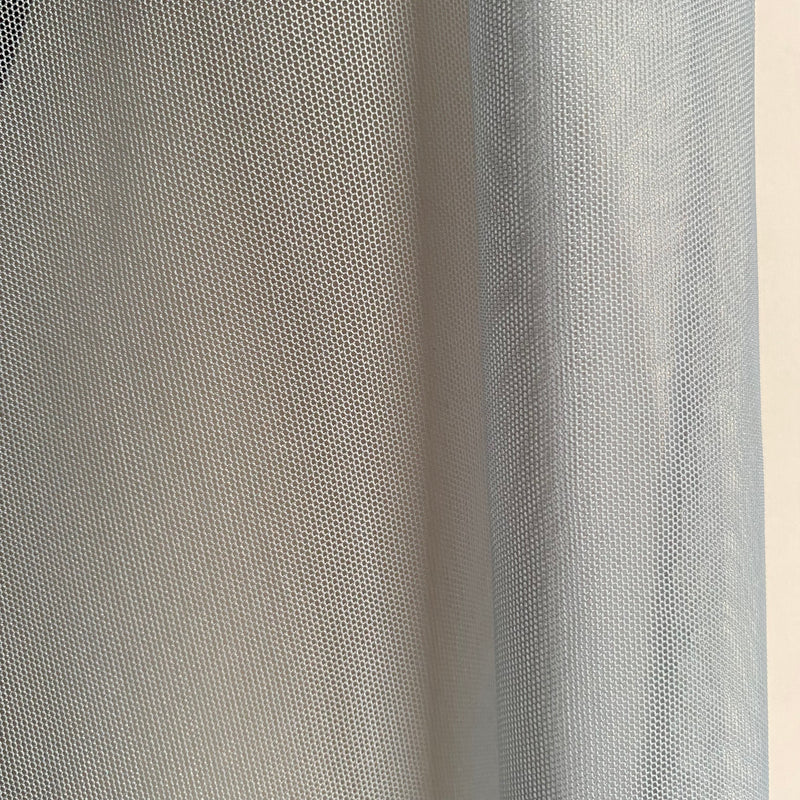 Recycled Stretch Mesh / Powernet with ROICA™ EF - Pewter - 0.5 metre