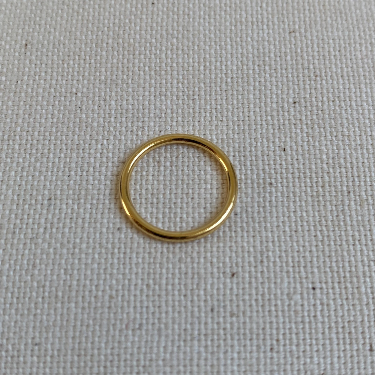 Metal Ring (12mm) - Gold