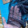 Recycled Tulle Plissé - Black - 0.5 metre