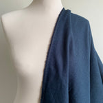 Enzyme Washed Linen - Navy - 0.5 metre