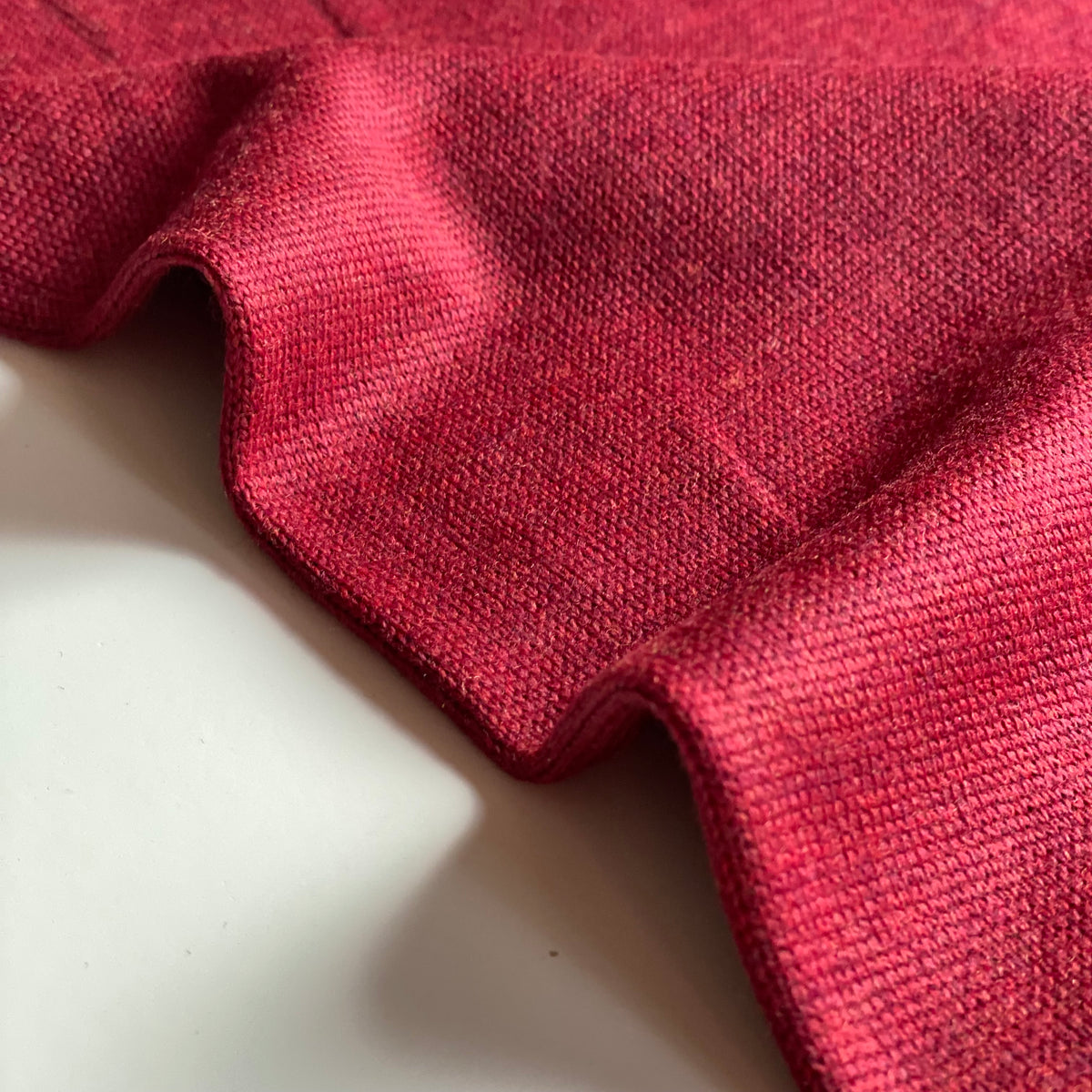 Fine Merino Knit - Maroon Red - 0.5 metre