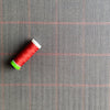 Windowpane Wool Stretch Suiting Ex-Designer Fabric - Priced per 0.5 metre