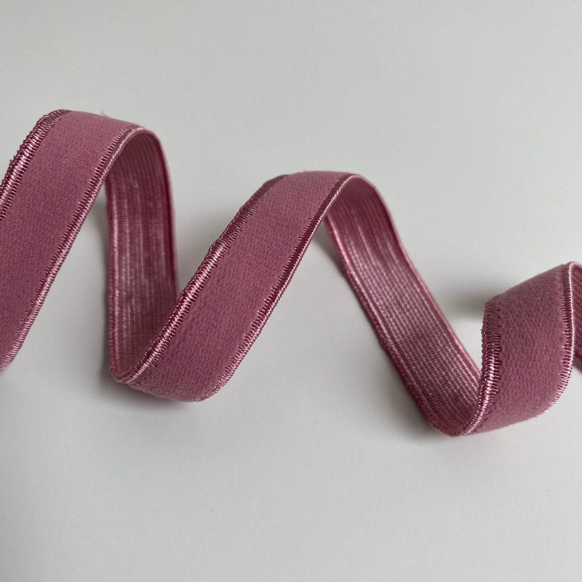Bra Strap Elastic (12mm) - Dusky Rose
