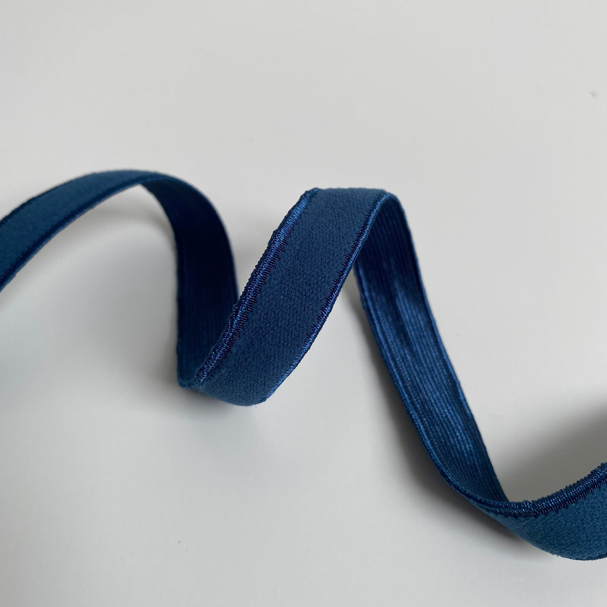 Bra Strap Elastic (12mm) - Denim Blue