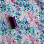 Cotton Fabric - Aquarelle Flowers - 0.5 metre