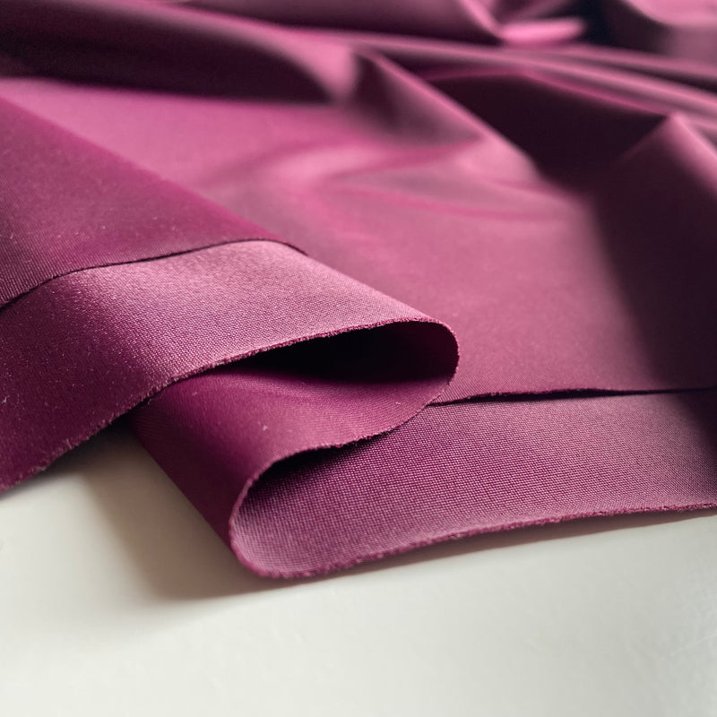 Swim & Sport Knit – ECONYL® Recycled Nylon – Plum - 0.5 metre