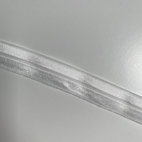 15mm Fold Over Elastic - Ivory