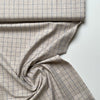 Recycled Flannel - Tartan - Sand - 0.5 metre