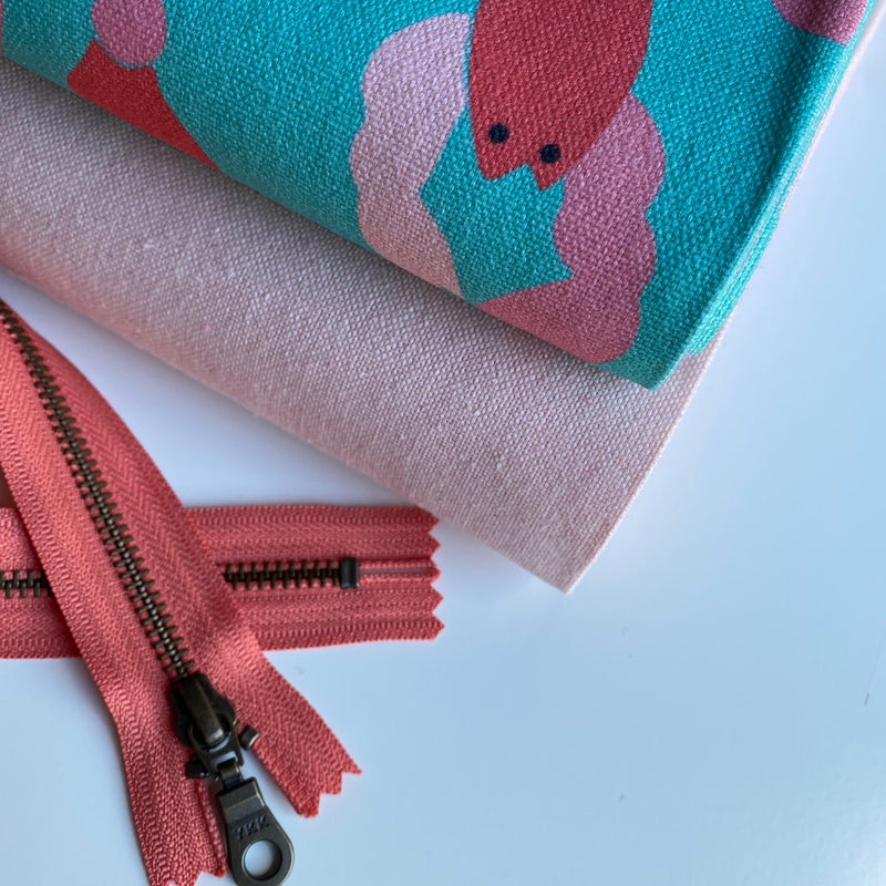 Cotton Canvas - Lobsters - 0.5 metre