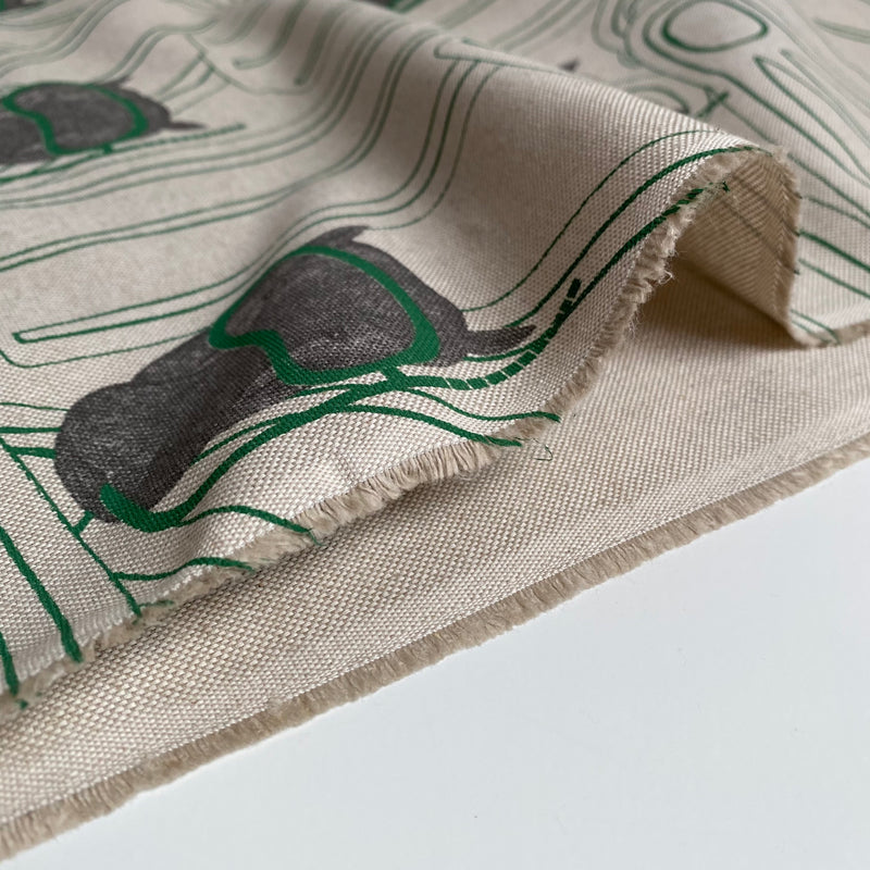 Cotton Canvas - Diving Hippo - 0.5 metre