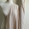 Cotton/Linen/Viscose Mix Fabric - Neon Stripes - Sand - 0.5 metre