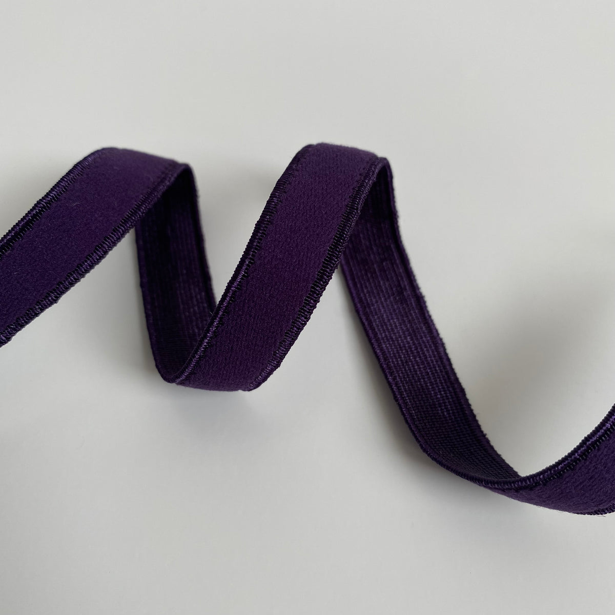 12mm Bra Strap Elastic - Dark Purple