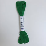 Olympus Japanese Sashiko Thread - 20m - Bright Green (#26)
