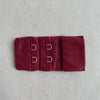 28mm Bra Hook & Eye Set - Maroon Red