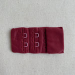 28mm Bra Hook & Eye Set - Maroon Red