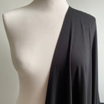 Bamboo Jersey - Black - 0.5 metre