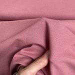 Organic Denim Look Stretch Fabric - Dusky Pink - 0.5 metre