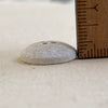 Recycled Cotton Button - White Beige Melange (18mm)
