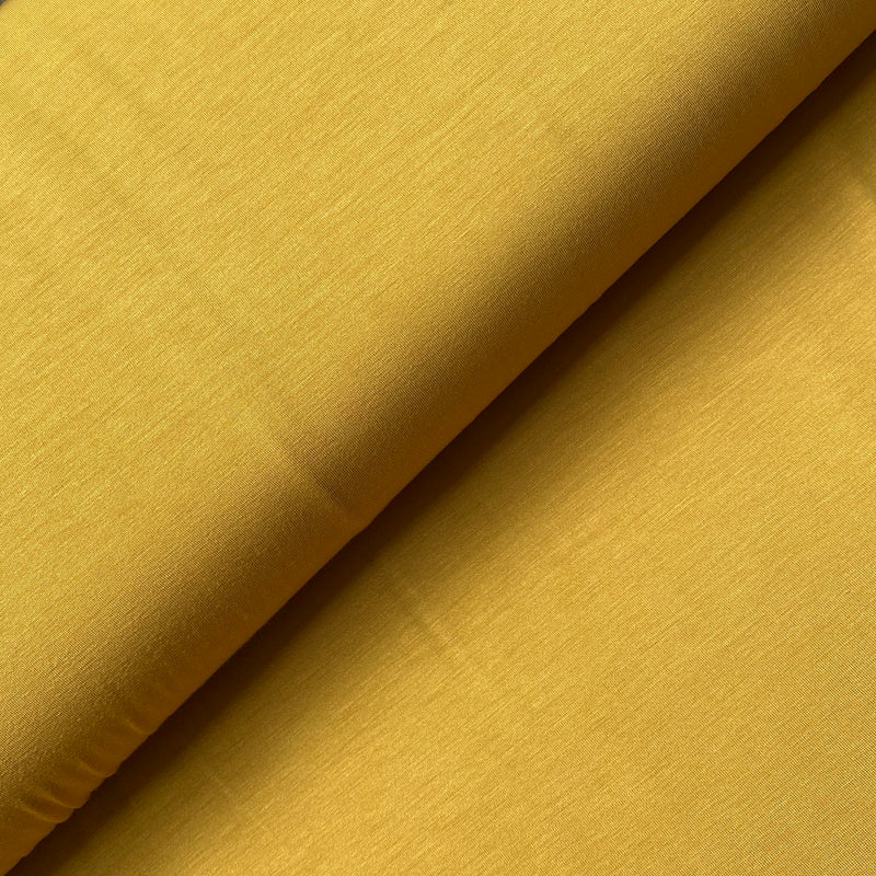Bamboo Jersey - Mustard - 0.5 metre