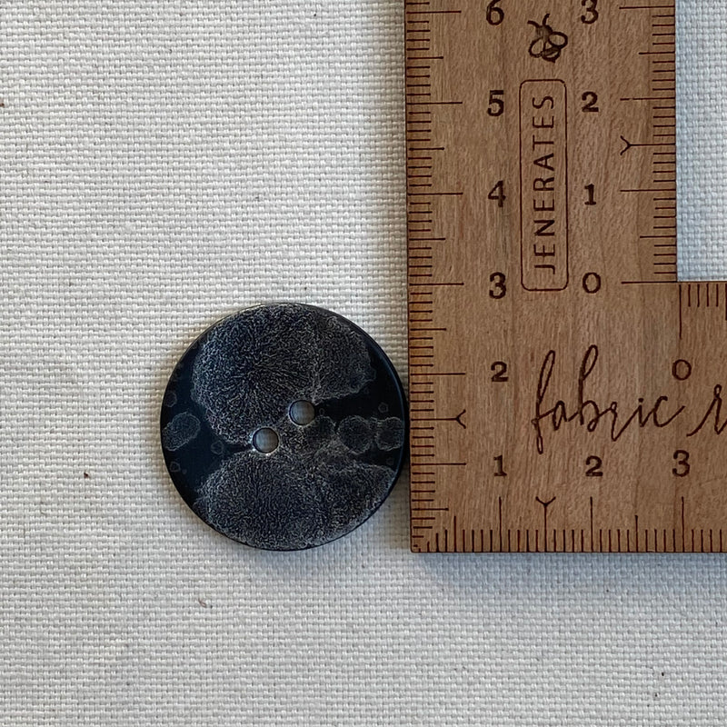 Gunmetal Black Metal Button (multiple sizes)