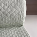 Quilted Denim Fabric - Blue Blush - Price per 0.5 metre