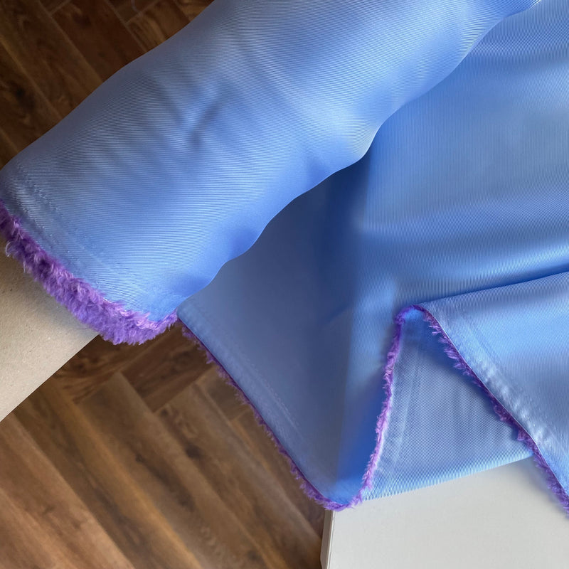 Cupro Lining Fabric - Blue Lilac - 0.5 metre