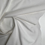 Dobby Cloque Ex-Designer Deadstock Fabric - Cream - 0.5 metre