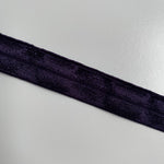 15mm Fold Over Elastic - Dark Purple