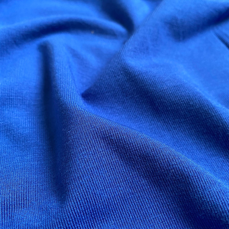Bamboo Jersey - Cobalt Blue - 0.5 metre