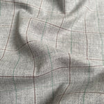 Recycled Flannel - Tartan - Stone - 0.5 metre