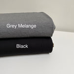 Bamboo Jersey - Black - 0.5 metre