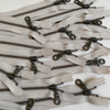 **MULTIPACK** YKK No. 5 Antique Brass Metal Zip with NATULON® Recycled Tape - Closed End - NATURAL BEIGE
