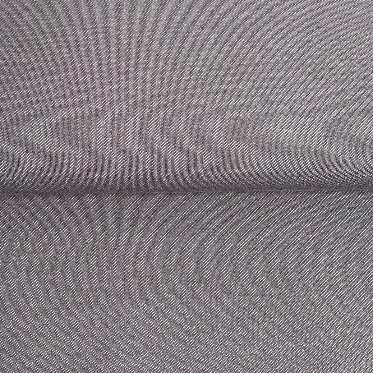 Organic Denim Look Stretch Fabric - Middle Grey - 0.5 metre