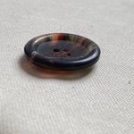 Recycled Fort Horn Button - Beige Red Melange (28mm)